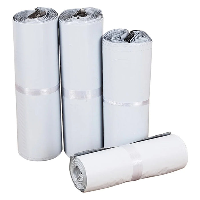 MX-060 100Pcs 50x62cm+4cm Mailing Postal Bags 11C Self-Seal Closure PE+PO Mailers Envelopes - White - 3