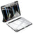 DUX DUCIS TOBY Series For iPad Pro 13 (2025) / 13 (2024) Case Auto Wake / Sleep PU Leather Tri-fold Stand Tablet Cover - Black - 3