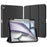 DUX DUCIS Domo Series for iPad Air 13 (2026) / (2025) / (2024) Case Tri-Fold Stand Leather Smart Tablet Cover with Pencil Holder - Black - 2