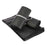 MX-060 100Pcs 28x37cm+4cm Parcel Bags PE+PO 11C Waterproof Postal Mailing Bags - Black - 2