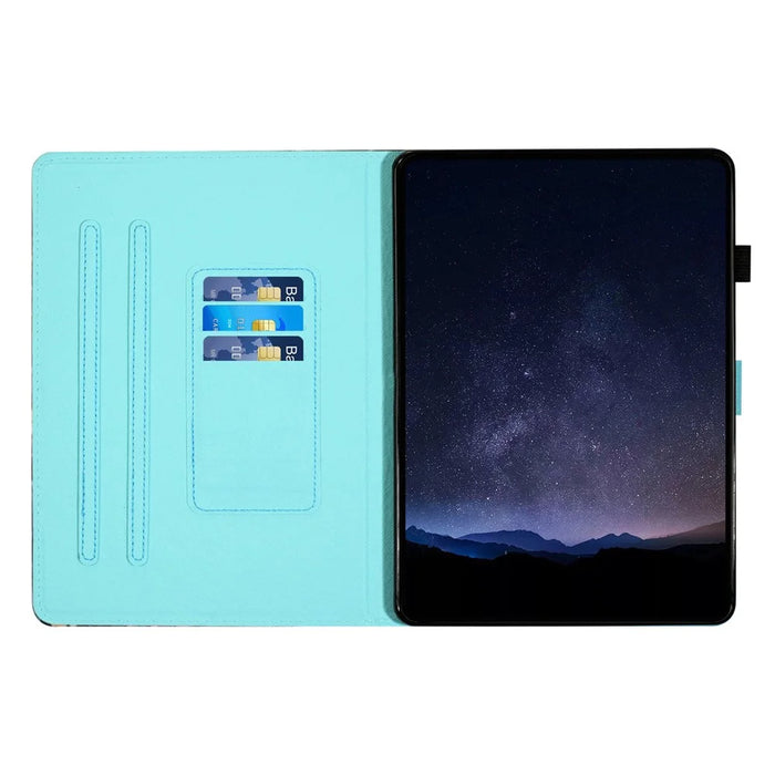 For Amazon Kindle Paperwhite 5 (2021) Case Pattern Printing PU Leather Stand Cover with Card Slots - Tiger - 2