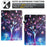 For Samsung Galaxy Tab S6 Lite (2024) / (2022) / (2020) P610 Case Stylish Pattern Leather Stand Cover with Card Slots - Meteor Butterfly - 7