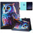 For Samsung Galaxy Tab A 10.1 (2016) T580 Folio Flip Leather Case Tablet Cover with Card Slots - Owl - 1
