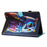 For Samsung Galaxy Tab A 10.1 (2016) T580 Folio Flip Leather Case Tablet Cover with Card Slots - Owl - 4