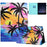 For Ipad 10.2 (2021) / (2019) / (2020 / Pro 10.5-Inch (2017) / Air 10.5 Inch (2019) Tablet Case PU Leather Stand Cover - Coconut Tree - 1