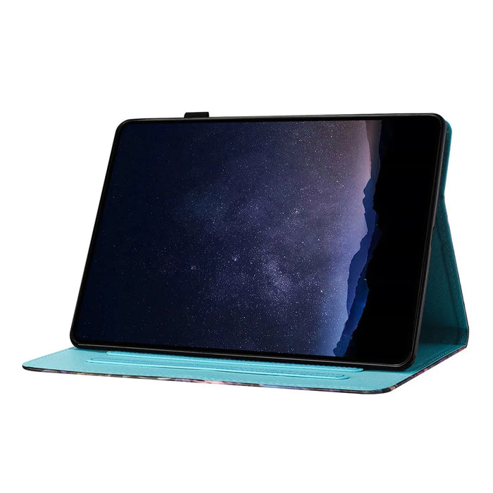 For Ipad 10.2 (2021) / (2019) / (2020 / Pro 10.5-Inch (2017) / Air 10.5 Inch (2019) Tablet Case PU Leather Stand Cover - Coconut Tree - 3
