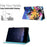 For Ipad 10.2 (2021) / (2019) / (2020 / Pro 10.5-Inch (2017) / Air 10.5 Inch (2019) Tablet Case PU Leather Stand Cover - Coconut Tree - 6