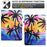 For Ipad 10.2 (2021) / (2019) / (2020 / Pro 10.5-Inch (2017) / Air 10.5 Inch (2019) Tablet Case PU Leather Stand Cover - Coconut Tree - 7