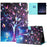 For iPad 9.7 (2017) / (2018) Leather Case Card Holder Tablet Cover - Meteor Butterfly - 1