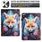 For Ipad Mini / Mini 2 / Mini 3 / Mini 4 / Mini (2019) 7.9 Inch   Tablet Case with Card Slot, Stand - Fox - 7