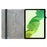 For Realme Pad 2 Case PU Leather Folio Pattern Tablet Cover with Card Slot / Pen Loop Holder - Black Rose - 2