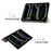 For iPad Pro 13 (2025) / 13 (2024) Case Trifold Stand Pattern Leather Tablet Cover Smart Wake Sleep - Galaxy - 3