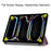 For iPad Pro 13 (2025) / 13 (2024) Case Trifold Stand Pattern Leather Tablet Cover Smart Wake Sleep - Galaxy - 4