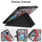 For Kobo Libra Colour Case Pattern Print Leather ebook Reader Cover - Graffiti - 5