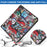 For Kobo Libra Colour Case Pattern Print Leather ebook Reader Cover - Graffiti - 6
