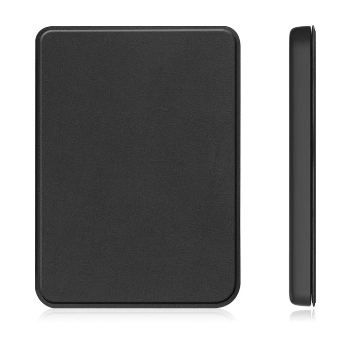 For Kobo Clara Colour / Clara BW PU Leather Sleeve Smart Wake  /  Sleep Cover Ereader Protective Case - Black - 4