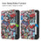 For Kobo Clara Colour / Clara BW Case Pattern Printing PU Leather Folio E-Reader Cover with Auto Sleep / Wake Function - Graffiti - 4