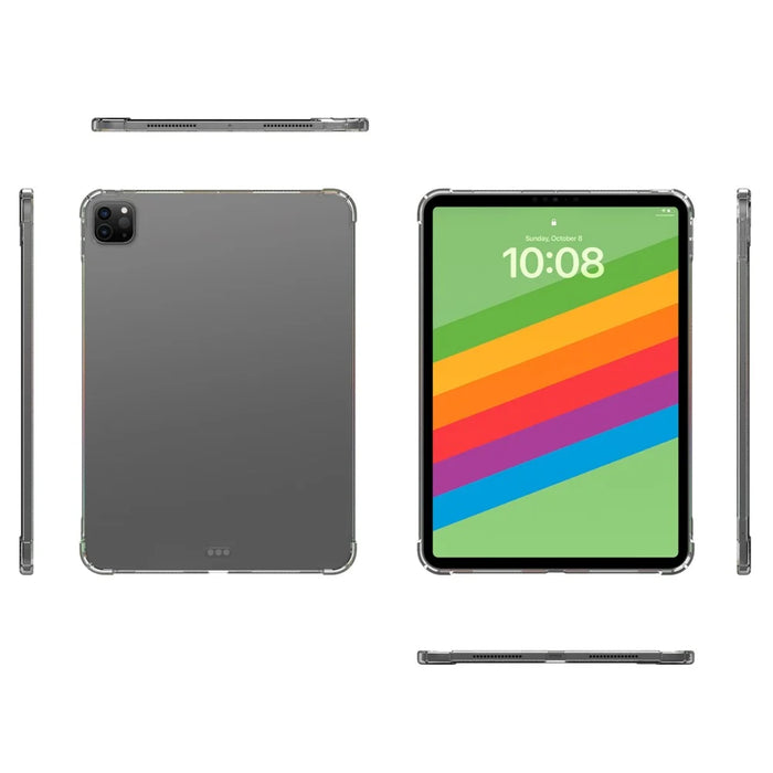 For iPad Pro 13 (2025) / 13 (2024) TPU Case Reinforced Corners Drop-Proof Clear Tablet Cover - 6