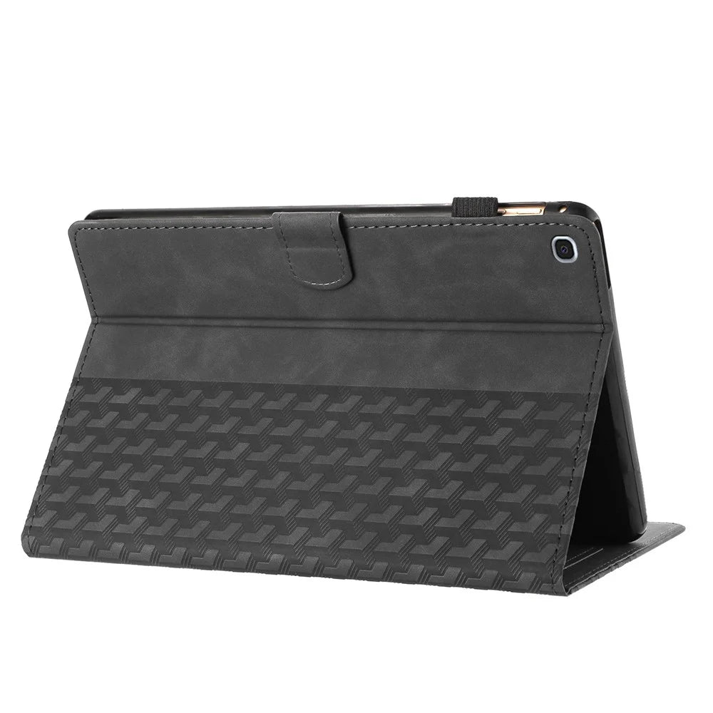 For Samsung Galaxy Tab A7 Lite 8.7-Inch T220   Tablet Case Cover Full Protection Leather Shell - Black - 3