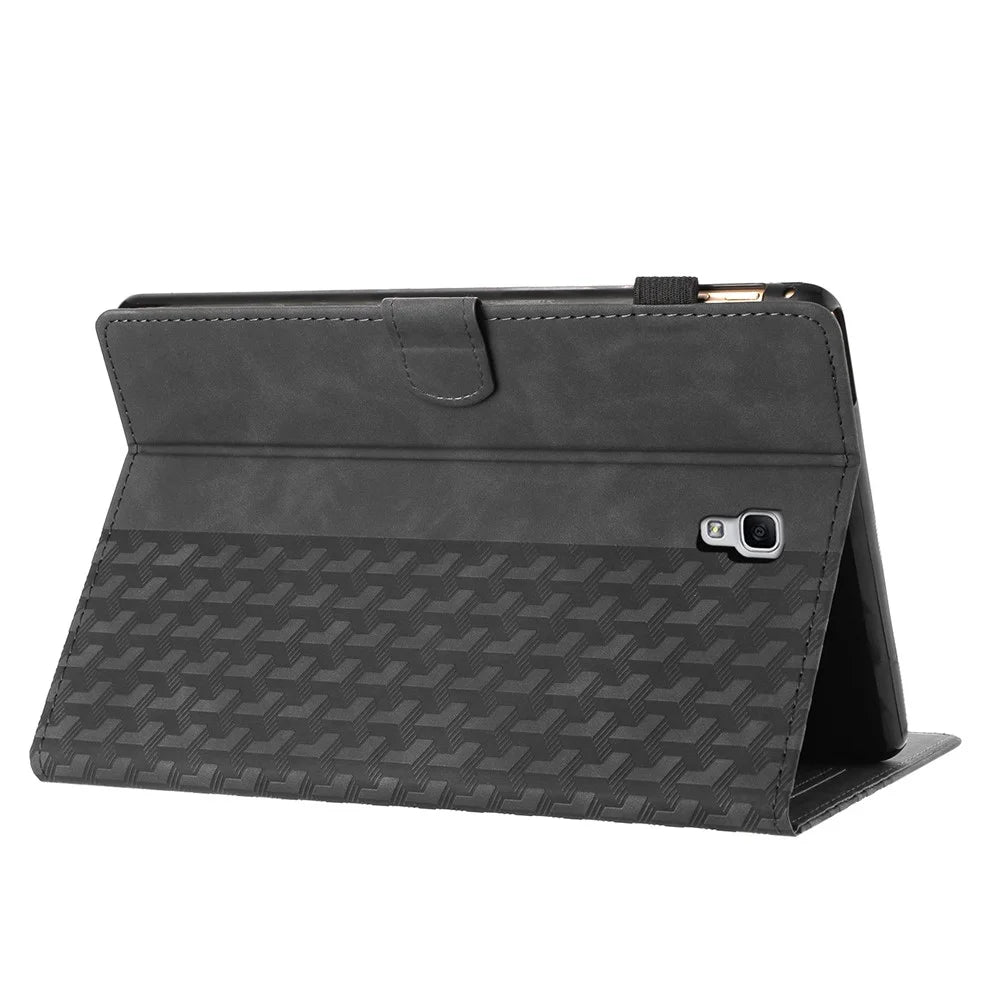 For Samsung Galaxy Tab A 10.5 (2018) T590 Protection Cover Card Holder PU Leather Tablet Case - Black - 3