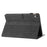 For iPad (2025) / 10.9 (2022) Cover Imprinted Shockproof PU Leather Tablet Case with Card Slots - Black - 3