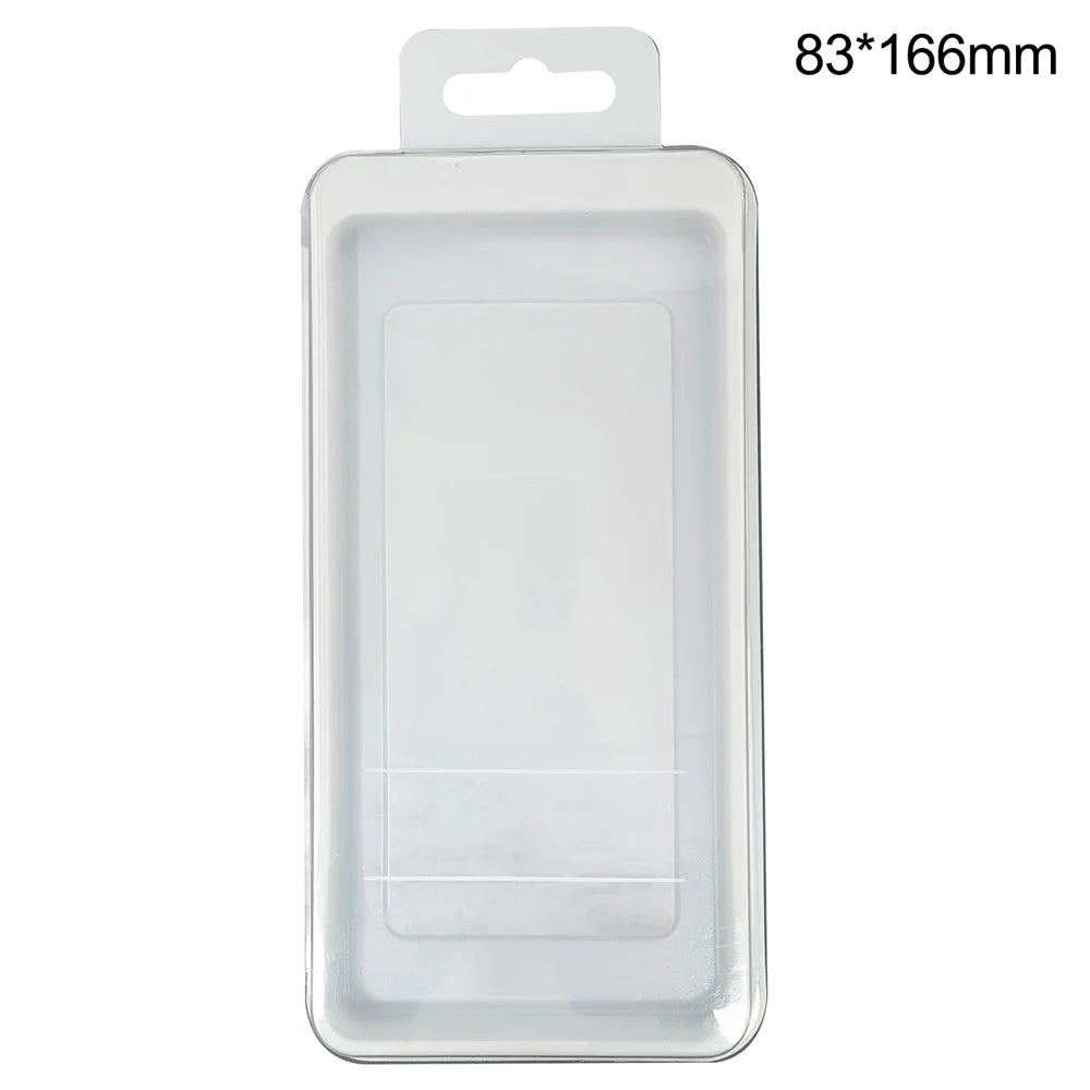 83x166mm PVC Box for Phone Case 30C Display Window Box Jewelry Packaging - 1