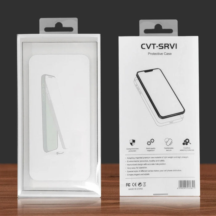 PVC Packaging Box for Phone Case Clear Window Pull-Out Phone Cover Display Box - 4