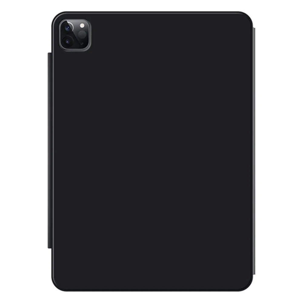 For iPad Pro 11 (2025) / 11 (2024) Case Magnetic PU Leather+PC Anti-Scratch Stand Tablet Cover - Black - 7