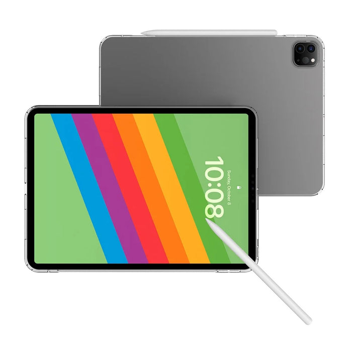 For iPad Pro 13 (2025) / 13 (2024) TPU Case Full Transparent Protective Tablet Cover - 3