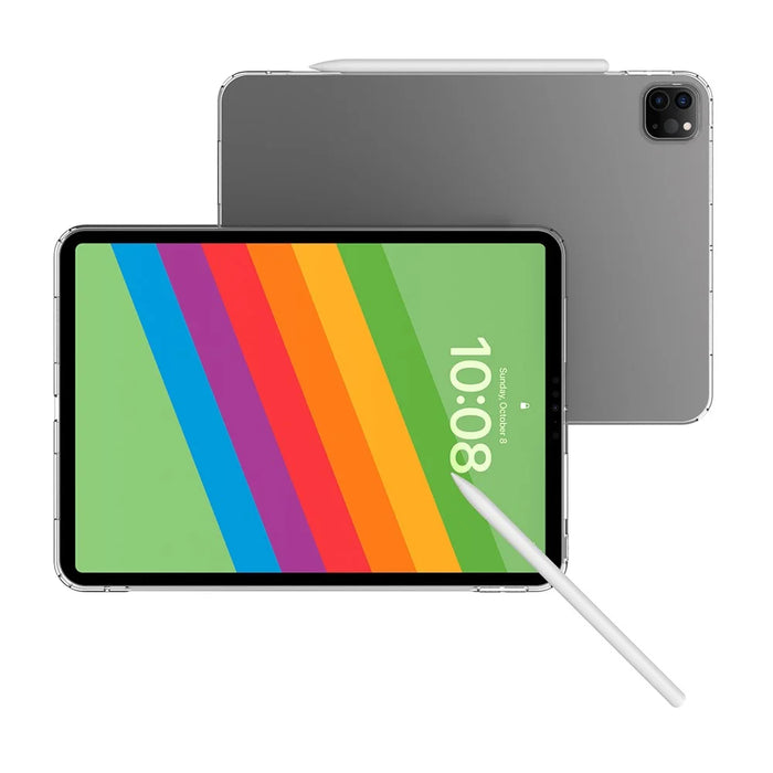 For iPad Pro 11 (2025) / 11 (2024) Back Case HD Transparent TPU Tablet Cover - 3