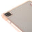 For iPad Pro 11 (2025) / 11 (2024) Case Clear Back PU Leather Tri-Fold Stand Cover with Pencil Holder - Pink - 6