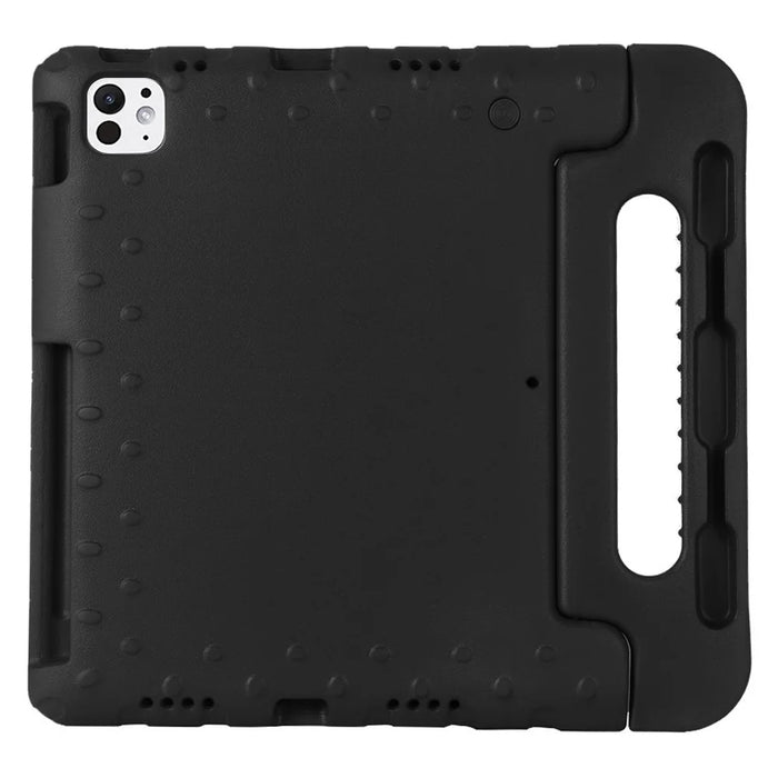 For iPad Pro 11 (2025) / 11 (2024) Tablet Case Hand Grip Kickstand EVA Protective Cover - Black - 1