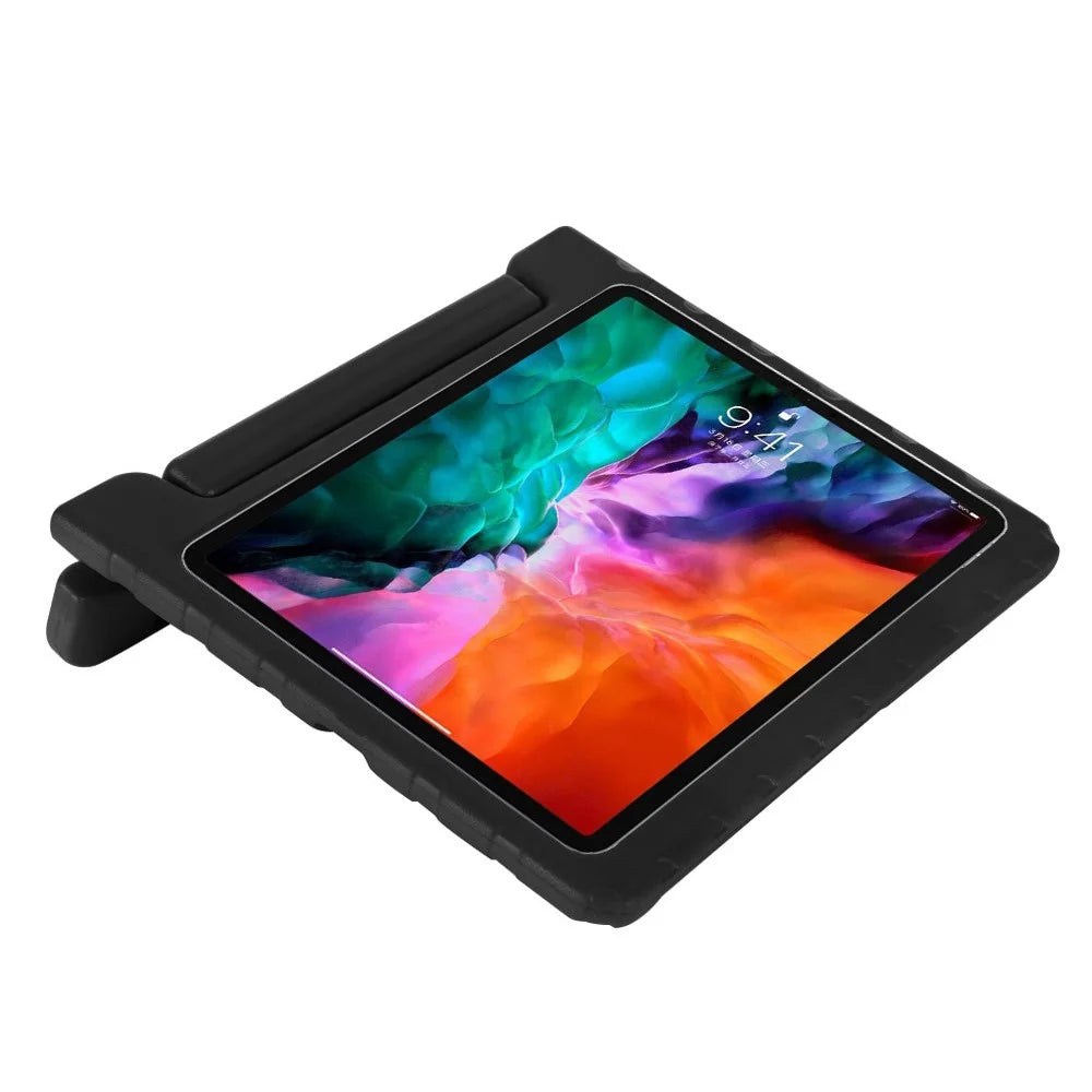 For iPad Pro 13 (2025) / (2024) / Air 13 (2026) / (2025) / (2024) Case EVA Kids-Friendly Kickstand Handle Tablet Cover - Black - 5