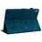 For Nokia T10 Case Lily Flower PU Leather Pencil Holder Magnetic Clasp Tablet Cover - Blue - 4