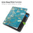 For Kobo Libra Colour Case Auto Sleep / Wake Pattern Printing E-Reader Cover - Apricot Blossom - 3