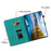 For iPad mini (2024) / mini (2021) Case Lily Flower Design PU Leather Stand Tablet Cover - Green - 6