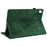 For iPad Air 11 (2026) / (2025) / (2024) Case Imprinted Butterfly Flower PU Leather Flip Card Slots Tablet Cover - Green - 4