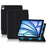 For iPad Air 11 (2026) / (2025) / (2024) / Air (2022) / (2020) / Pro 11 (2022) / (2021) / (2020) / (2018) Case PU Leather Tri-Fold Stand Tablet Cover - Black - 1