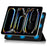 For iPad Pro 13 (2025) / 13 (2024) Case Magnetic Attachment PU Leather Tri-Fold Stand Tablet Cover - Black - 3
