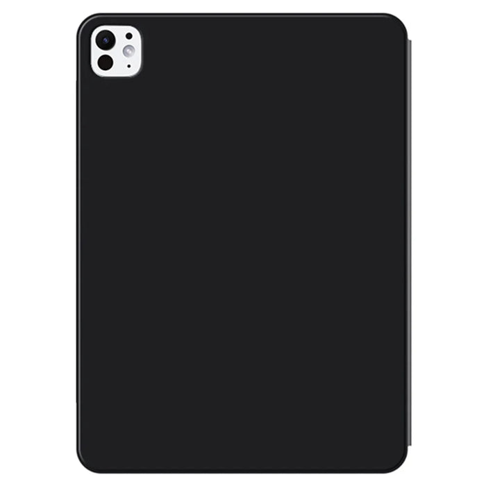 For iPad Pro 11 (2025) / 11 (2024) Case Magnetic Attachment Tri-Fold Stand Protective Shell - Black - 6