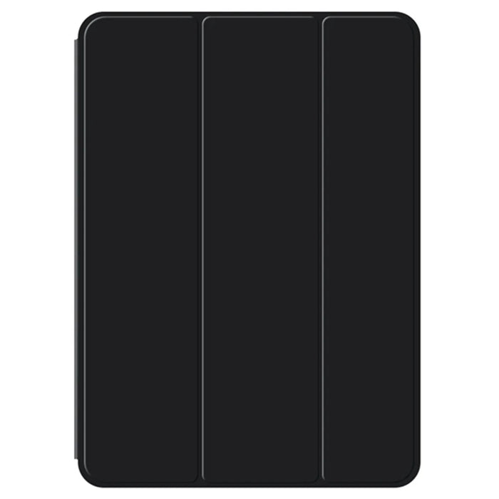 For iPad Pro 13 (2025) / 13 (2024) Case Magnetic Attachment PU Leather Tri-Fold Stand Shockproof Cover - Black - 5