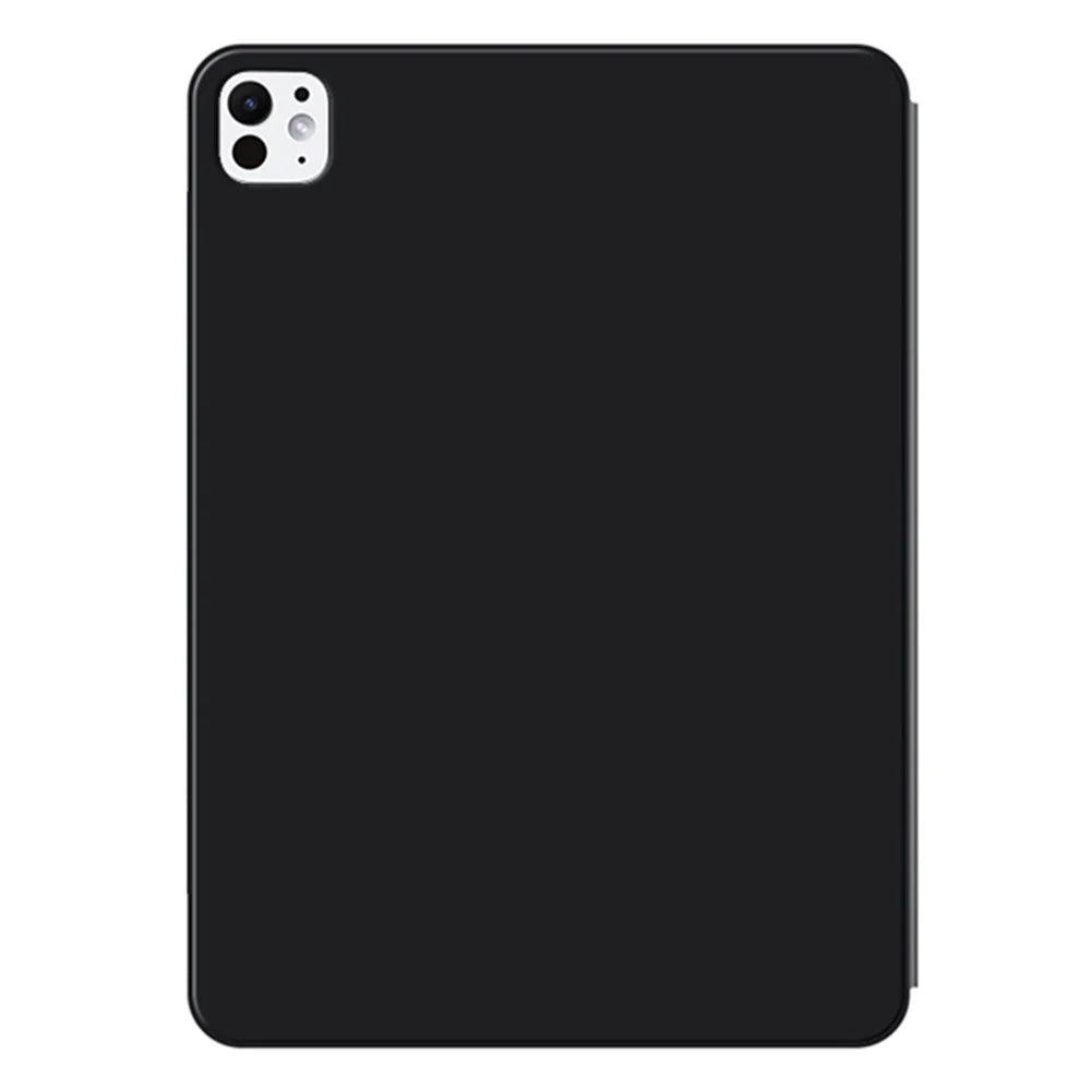For iPad Pro 11 (2025) / 11 (2024) Case Magnetic Attachment PU Leather Origami Stand Tablet Cover - Black - 7