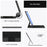 For Huawei MatePad Pro 12.6 (2024) Magnetic Floating Bluetooth-compatible Keyboard + Leather Tablet Case - 5