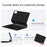 For Huawei MatePad Pro 12.6 (2024) Magnetic Floating Bluetooth-compatible Keyboard + Leather Tablet Case - 6