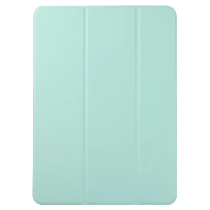 For iPad Air 13 (2026) / (2025) / (2024) Case Tri-Fold Stand Leather Tablet Cover Magnetic Absorption - Matcha Green - 2
