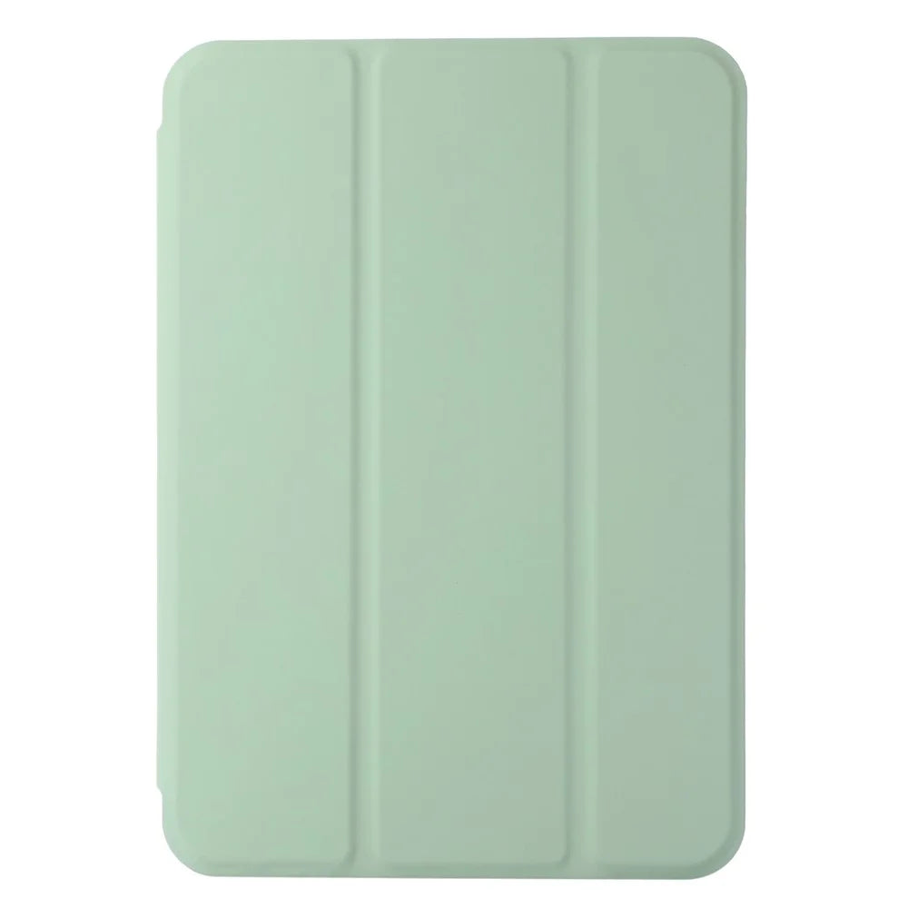 For iPad Air 11 (2026) / (2025) / (2024) Case Tri-Fold Stand Leather Magnetic Tablet Cover Auto Wake / Sleep - Matcha Green - 2