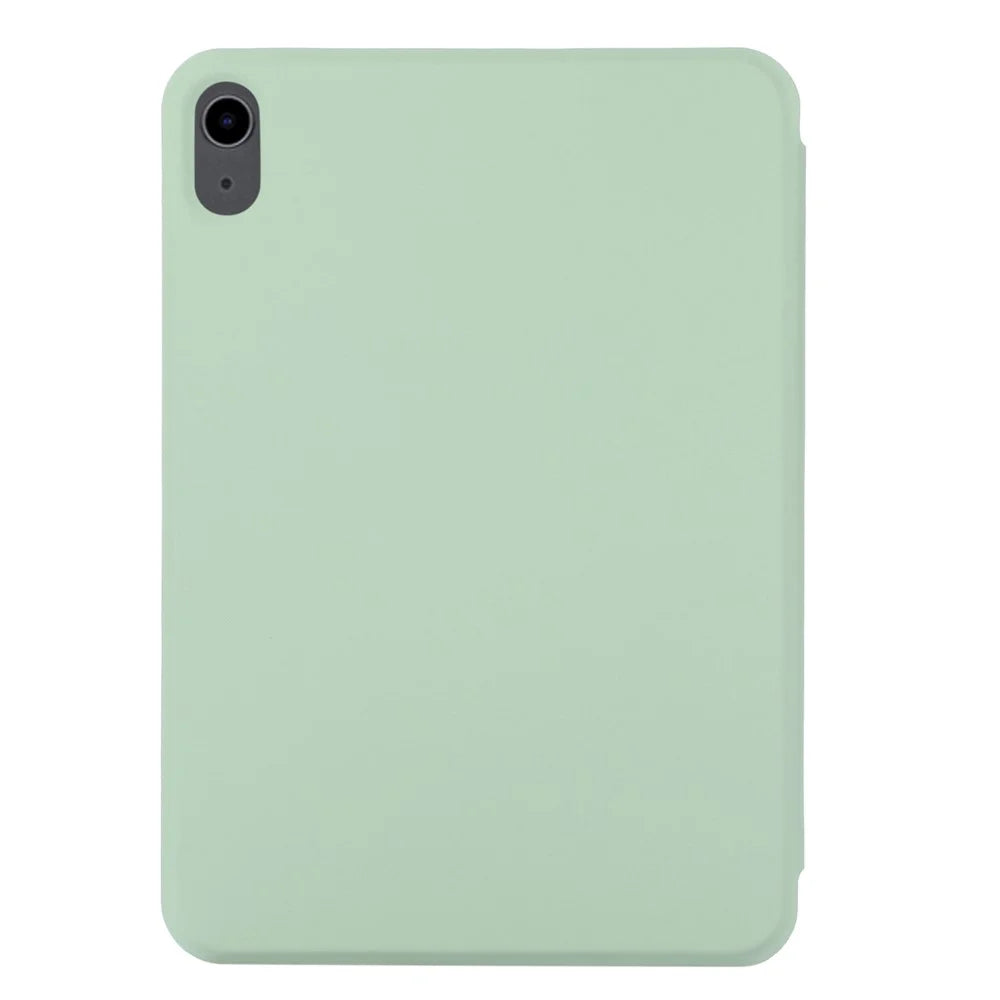 For iPad Air 11 (2026) / (2025) / (2024) Case Tri-Fold Stand Leather Magnetic Tablet Cover Auto Wake / Sleep - Matcha Green - 3