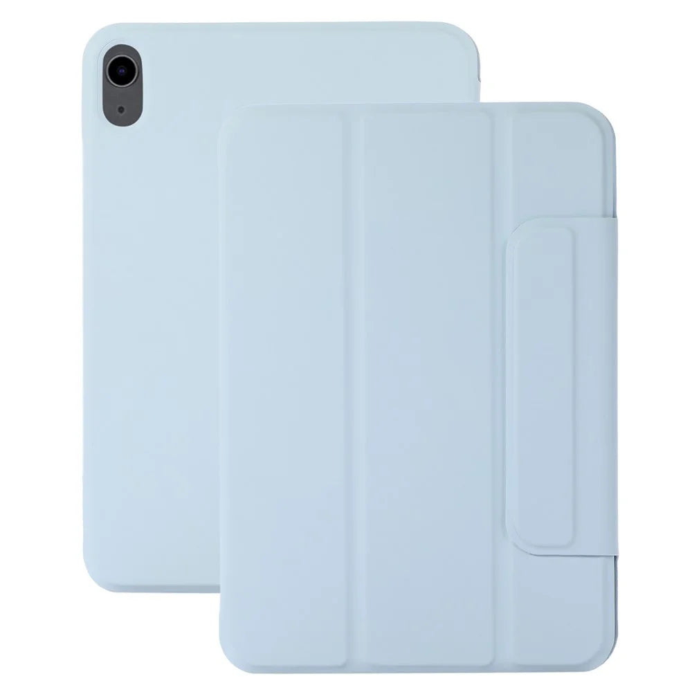 For iPad Air 11 (2026) / (2025) / (2024) Case Magnetic Clasp Stand Protective PU Leather Smart Cover - Baby Blue - 1