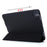 For iPad Pro 13 (2025) / 13 (2024) Case Tri-Fold Stand Leather+Silicone Tablet Cover - Black - 4