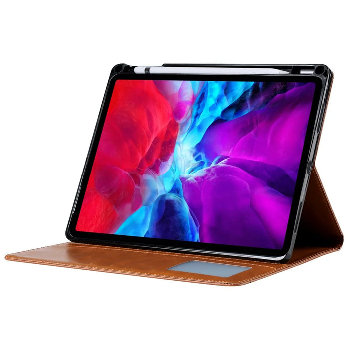 For iPad Pro 13 (2025) / 13 (2024) Case Outer Card Slot Wallet Leather Tablet Cover with Auto Wake / Sleep - Red - 3